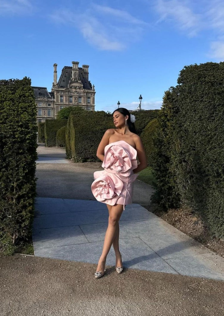 Alana | Robe fleurie courte, féminine et légère