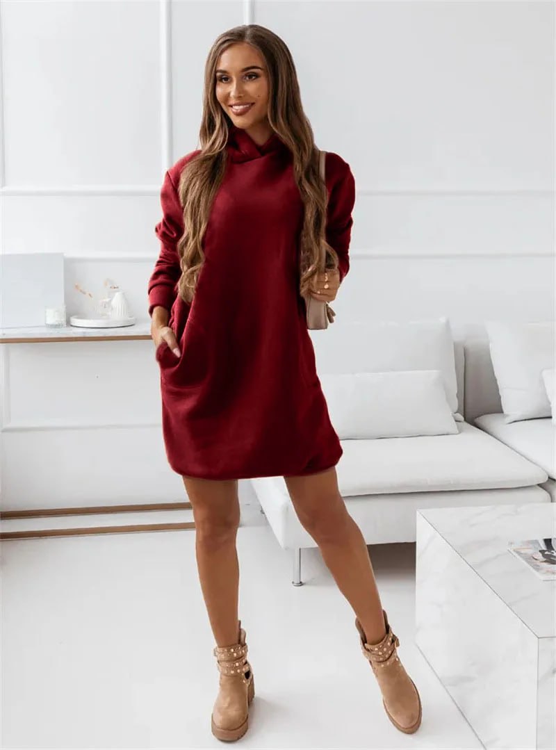 Robe sweat à capuche Brielle