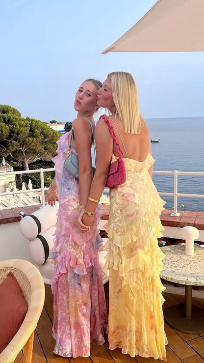 Cassidy | Jolie robe à ruchés, chic et féminine