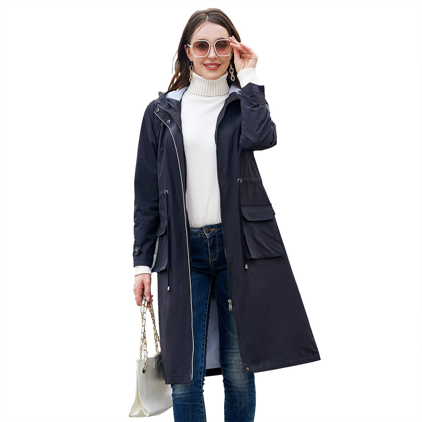 Bethany – Trench-coat imperméable au style résolument élégant