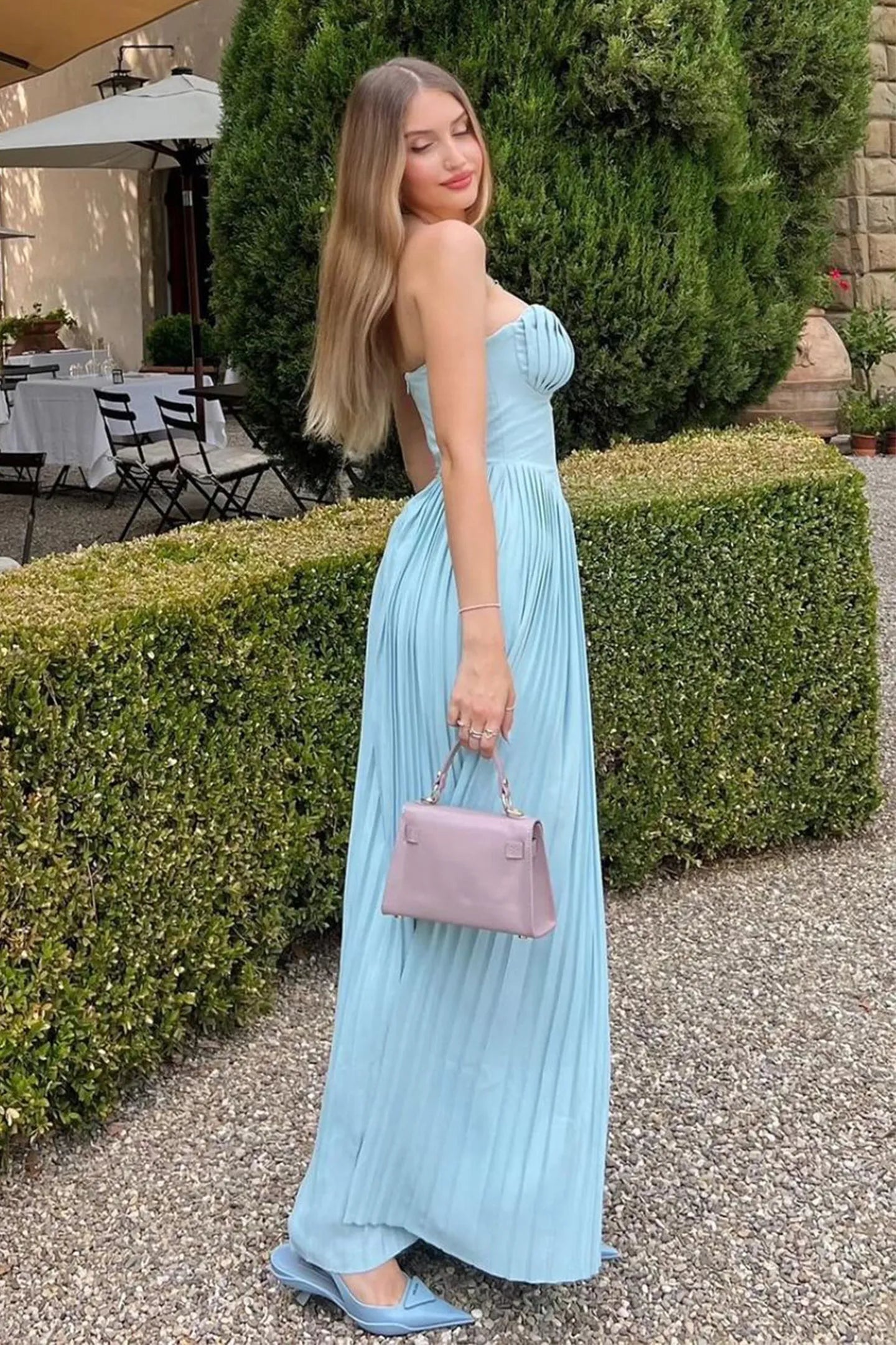 Cora | Robe Maxiklänning sans bandes – chic och sval sommarlook