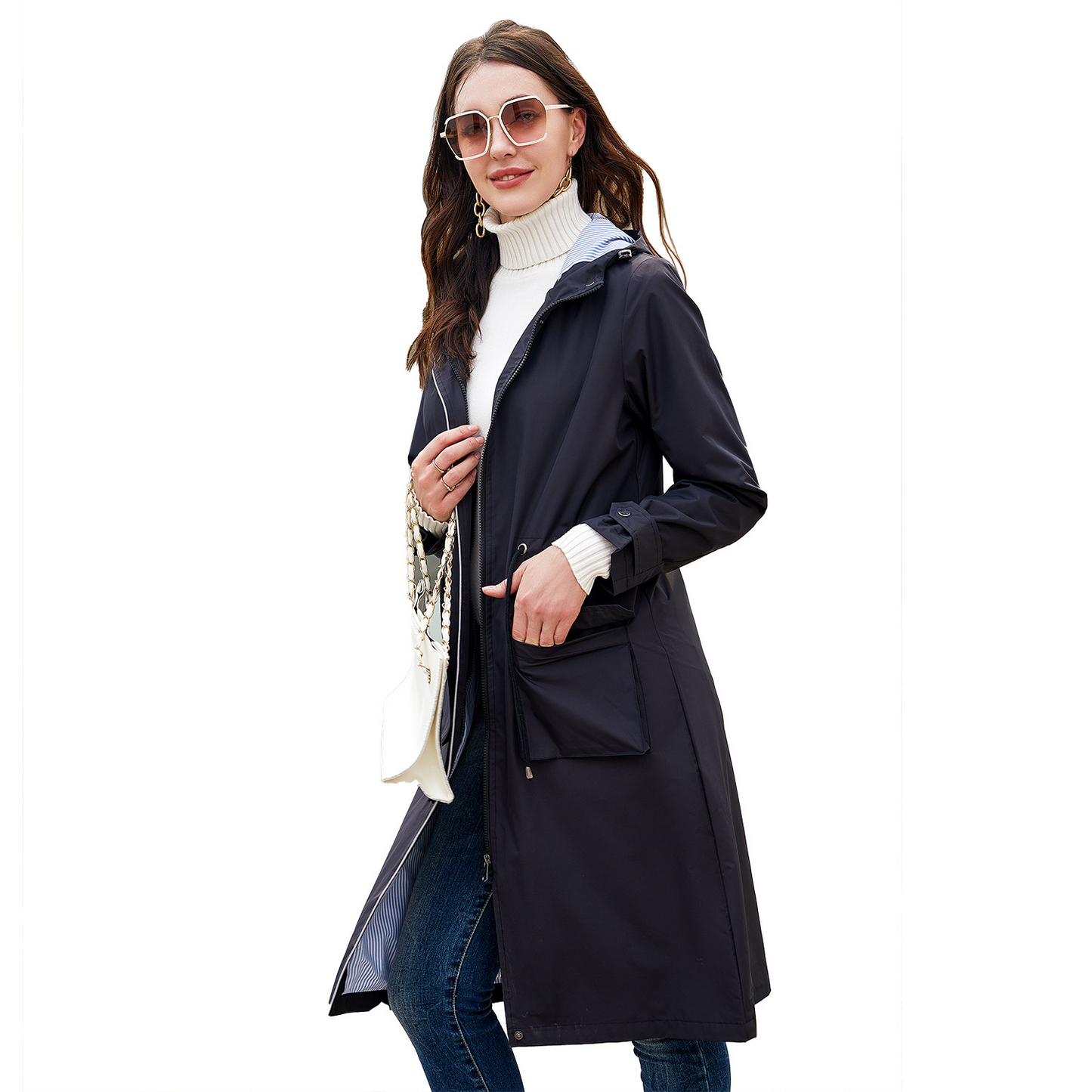 Bethany – Trench-coat imperméable au style résolument élégant