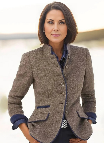 Mariska – Manteau d'hiver en laine, élégant et chaud