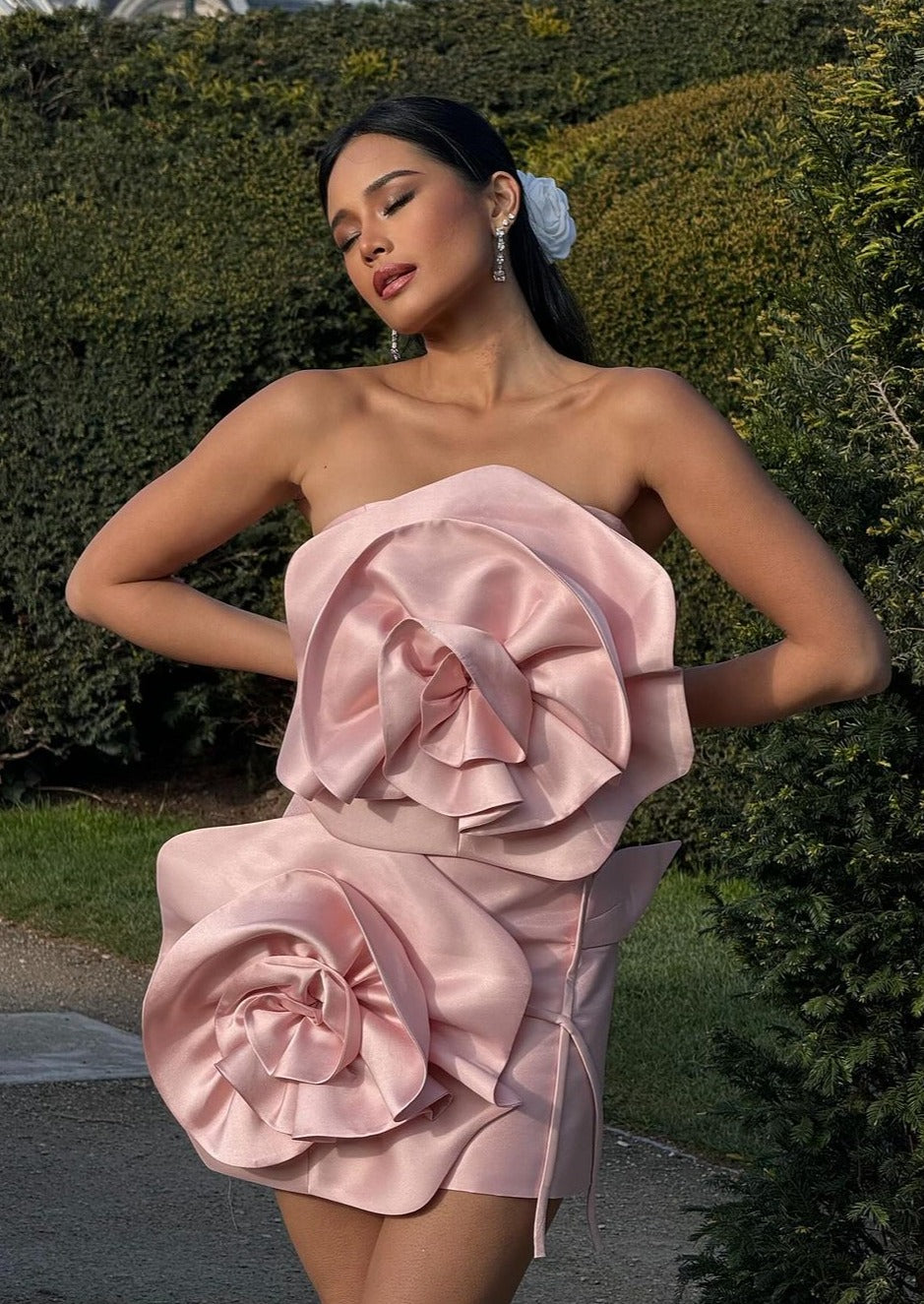 Alana | Robe fleurie courte, féminine et légère