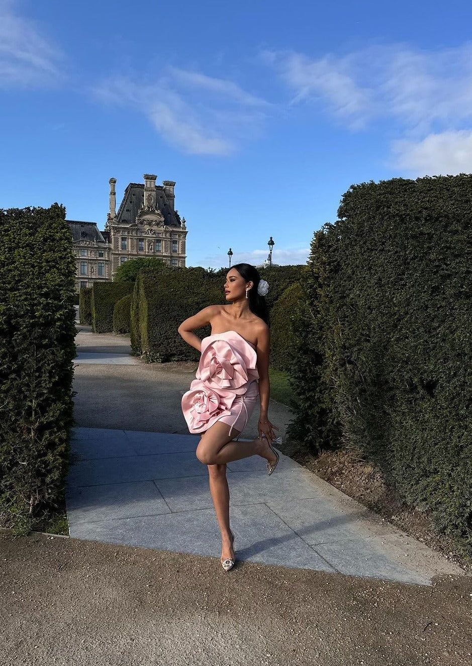 Alana | Robe fleurie courte, féminine et légère