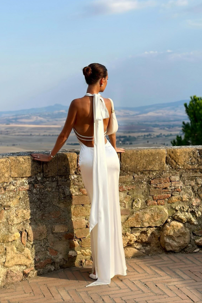 Ivy | Robe Maxi en Perles Raffinée et Chic