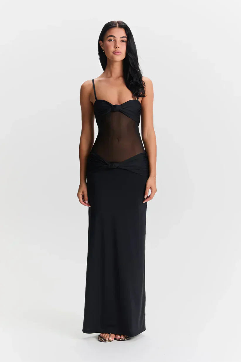 Zola | Robe longue chic à bandeau amovible