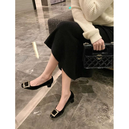 Narella™ | Sandales Élégantes à Talon Moyen et Bout Carré — Sophistication et Confort