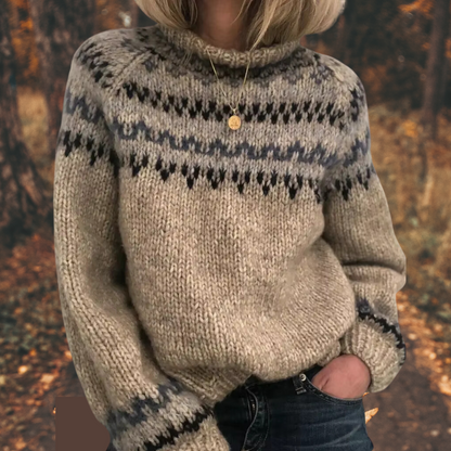 Sienna™ | Pull-over en maille nordique pour femmes