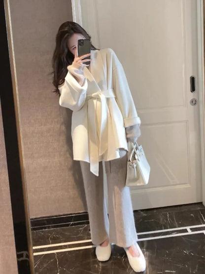 Amélie™ | Manteau en laine et cachemire, fait main avec soin