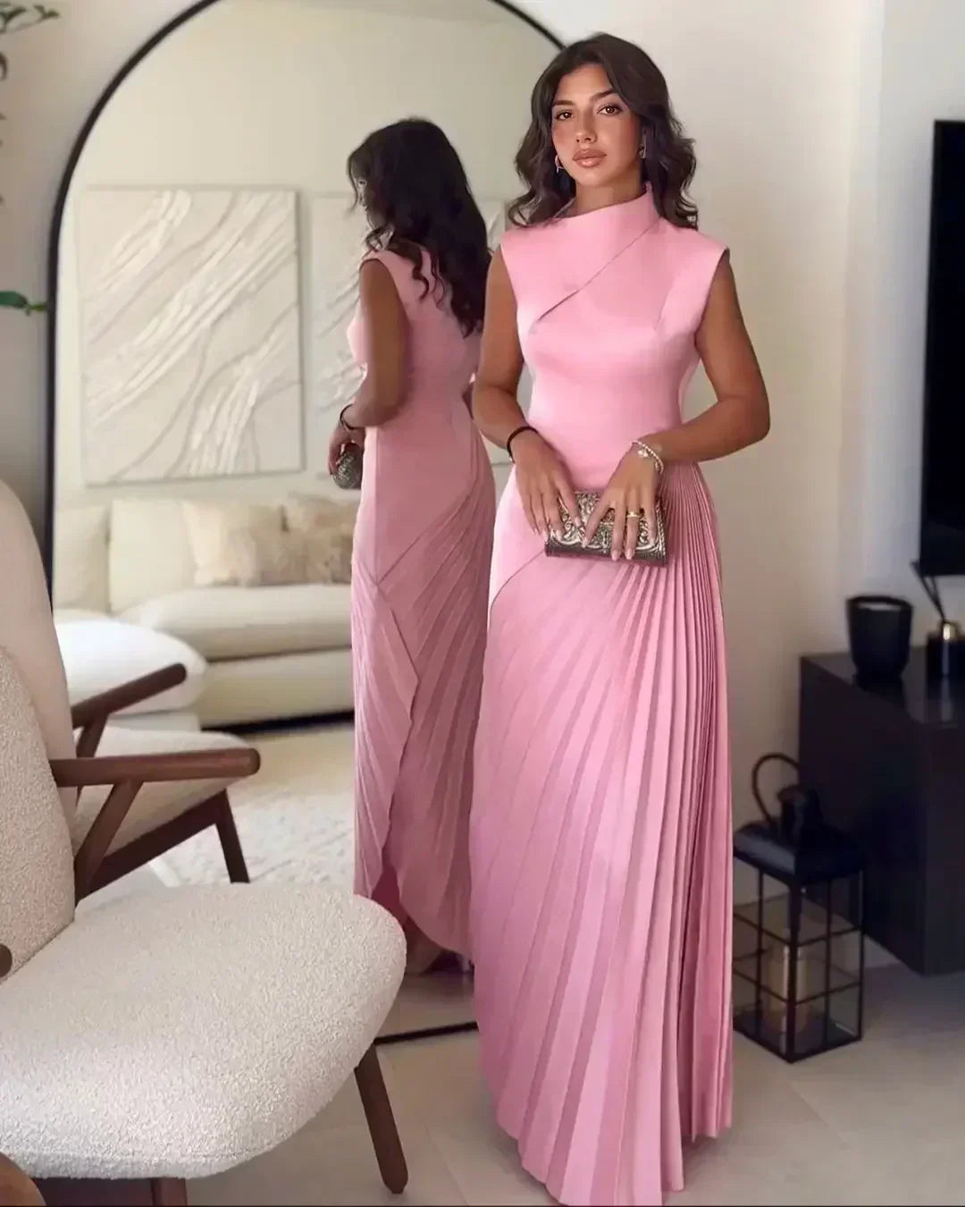 Persephone | Robe drapée élégante pour une allure chic et sophistiquée