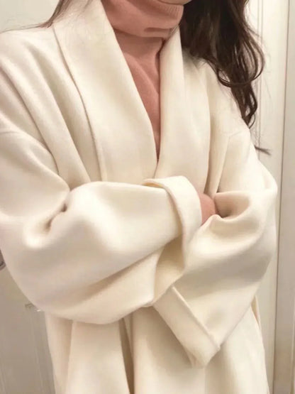 Amélie™ | Manteau en laine et cachemire, fait main avec soin