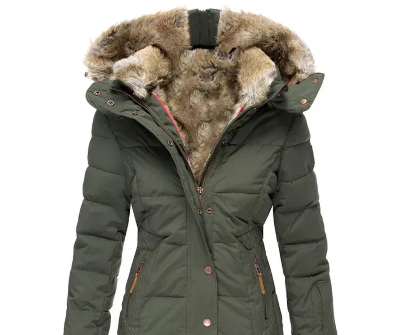 Marie | Manteau d'hiver ultra-douillet avec doublure en fourrure chaude