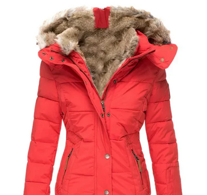 Marie | Manteau d'hiver ultra-douillet avec doublure en fourrure chaude