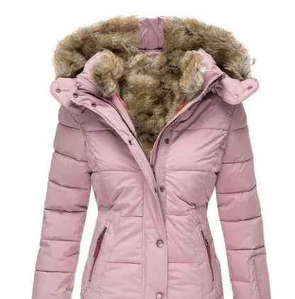 Marie | Manteau d'hiver ultra-douillet avec doublure en fourrure chaude