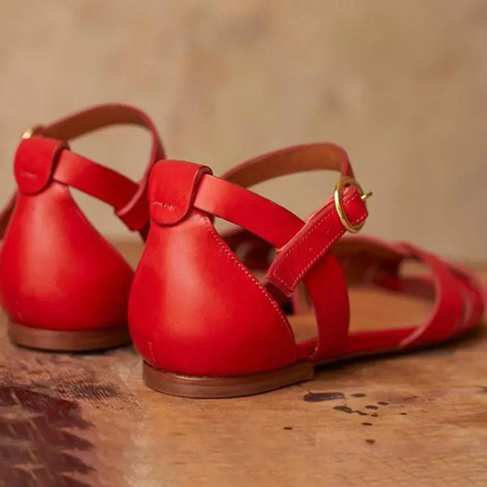 Alma | Sandales plates à bride retenue — style épuré et maintien parfait