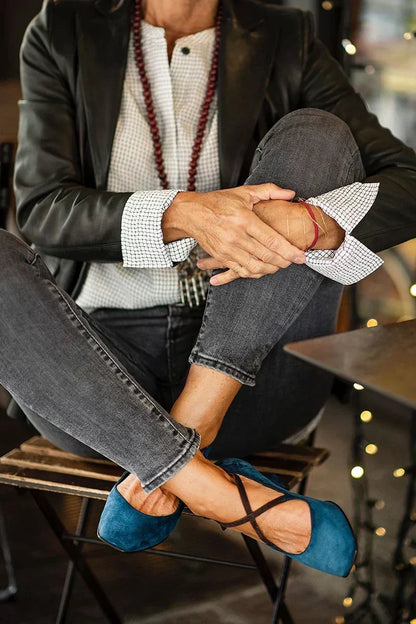 Amber | Talons moyens élégants à bride pour un look chic