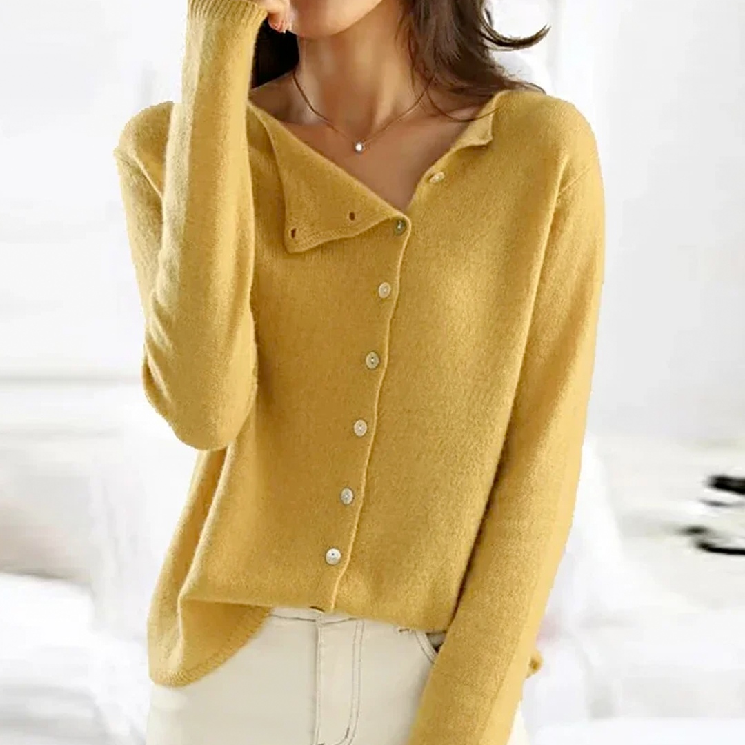 Gia™ | Cardigan élégant à boutons